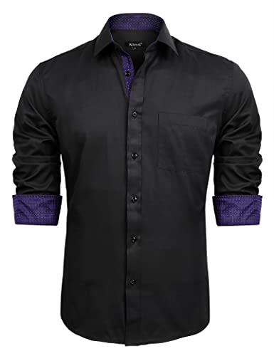 dark purple dress shirt